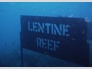 The LENTINE REEF naming rights sign on the deployed site in the Sirotkin artificial reef permitted area